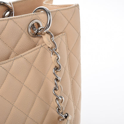 Chanel Caviar Quilted Grand Shopping Tote GST Beige Clair 29 of 33
