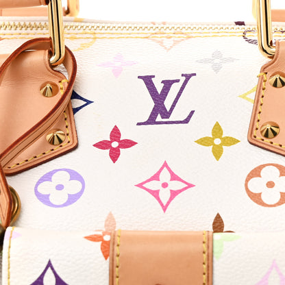 Louis Vuitton Monogram Multicolor Speedy 40 White 7 of 11