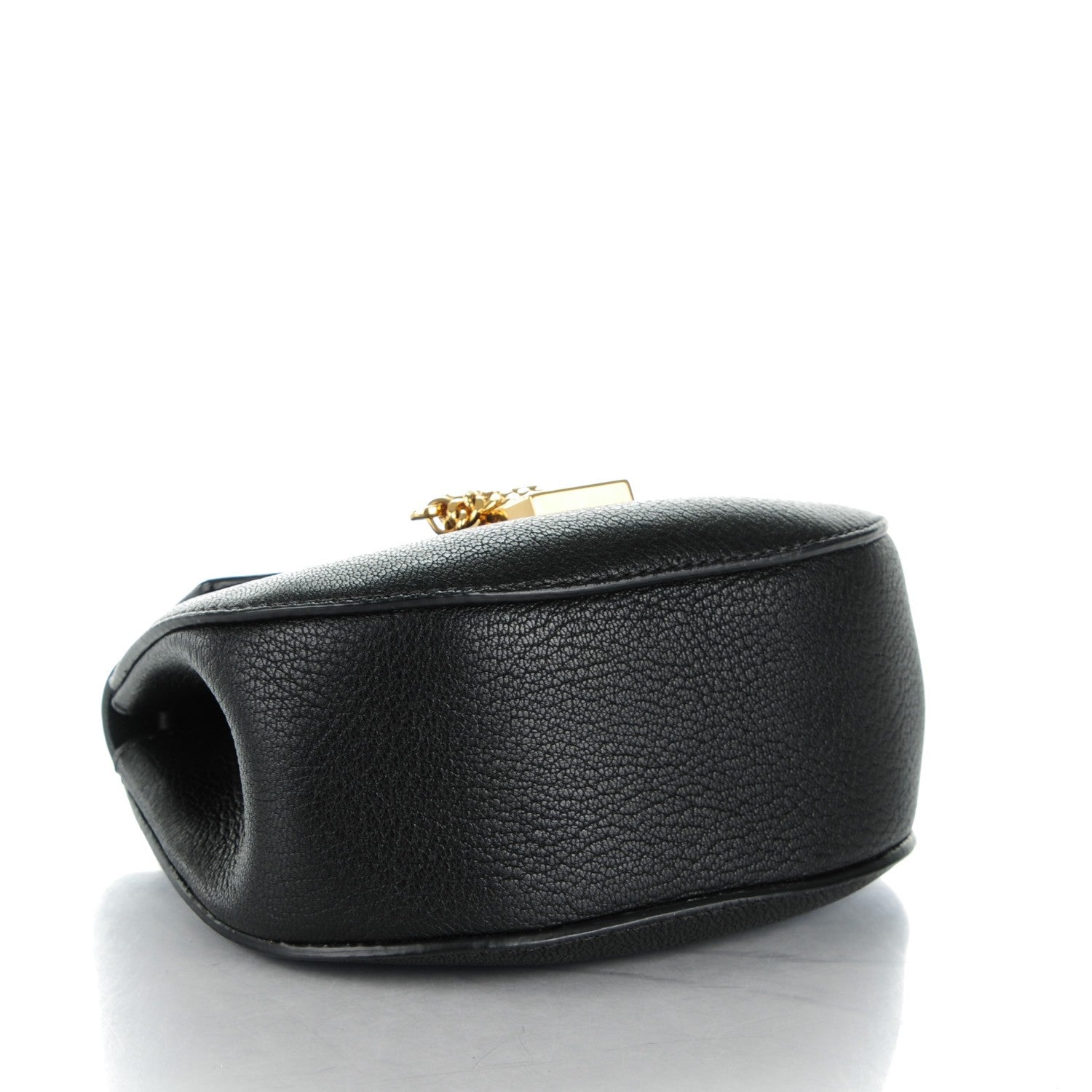 Chloe Grained Lambskin Nano Drew Shoulder Bag Black 4 of 7