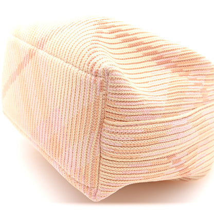 Burberry Canvas Knitted Check Mini Peg Duffle Bag Sherbert 9 of 9