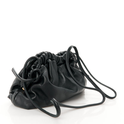 Mansur Gavriel Lambskin Mini Cloud Clutch Black Flamma 3 of 9