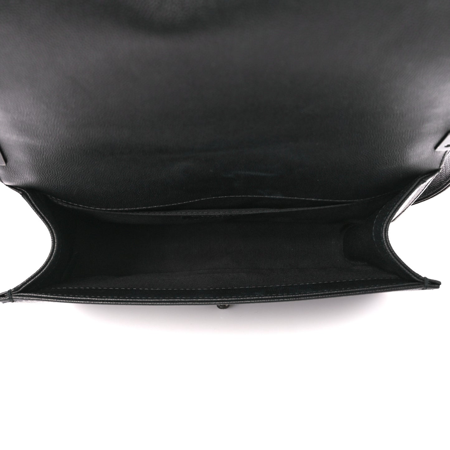 Caviar Quilted Medium Boy Flap So Black