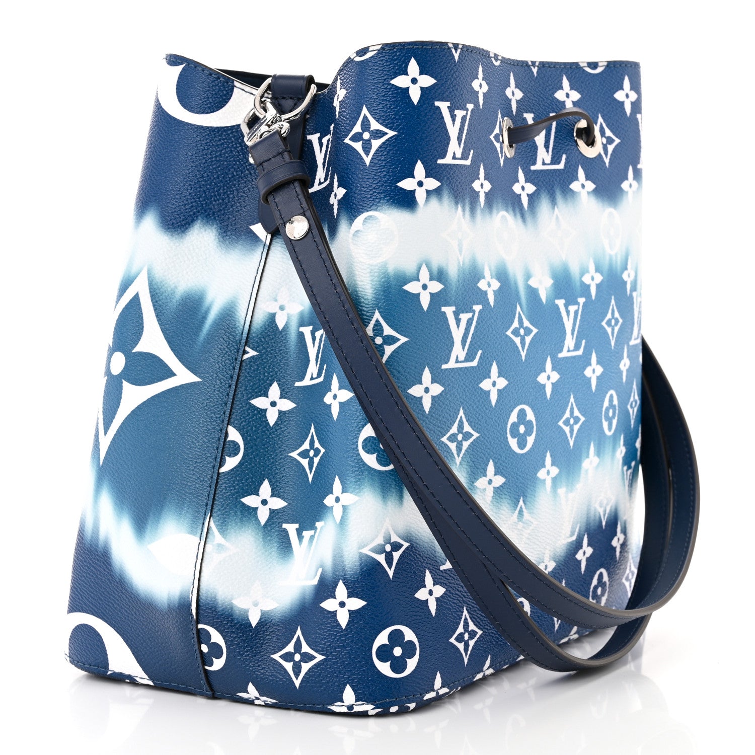 Louis Vuitton Monogram Escale Neonoe MM Blue 3 of 10