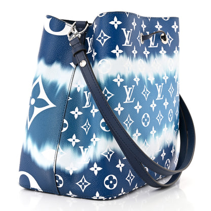 Louis Vuitton Monogram Escale Neonoe MM Blue 3 of 10