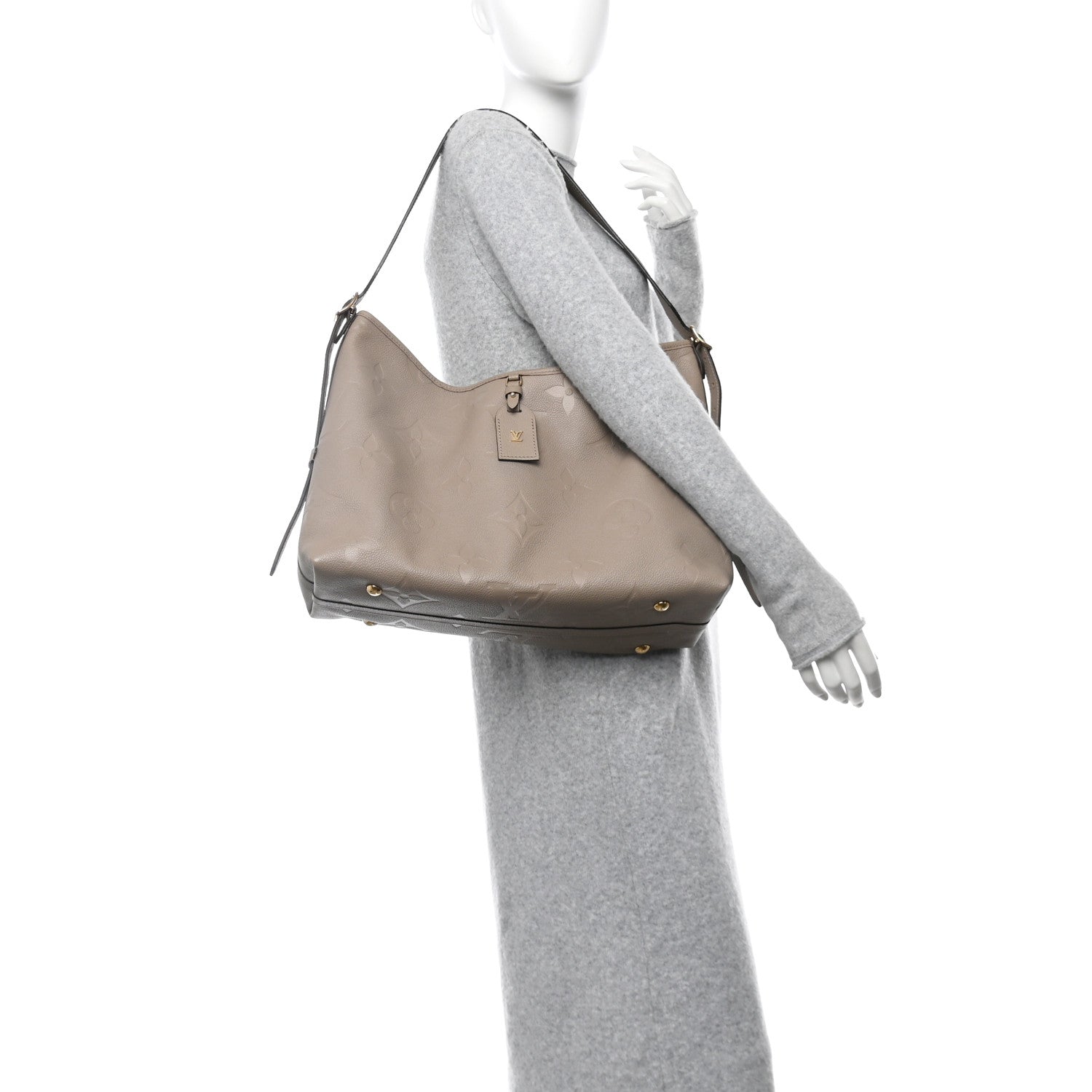 Louis Vuitton Empreinte Monogram Giant CarryAll MM Tourterelle 2 of 10