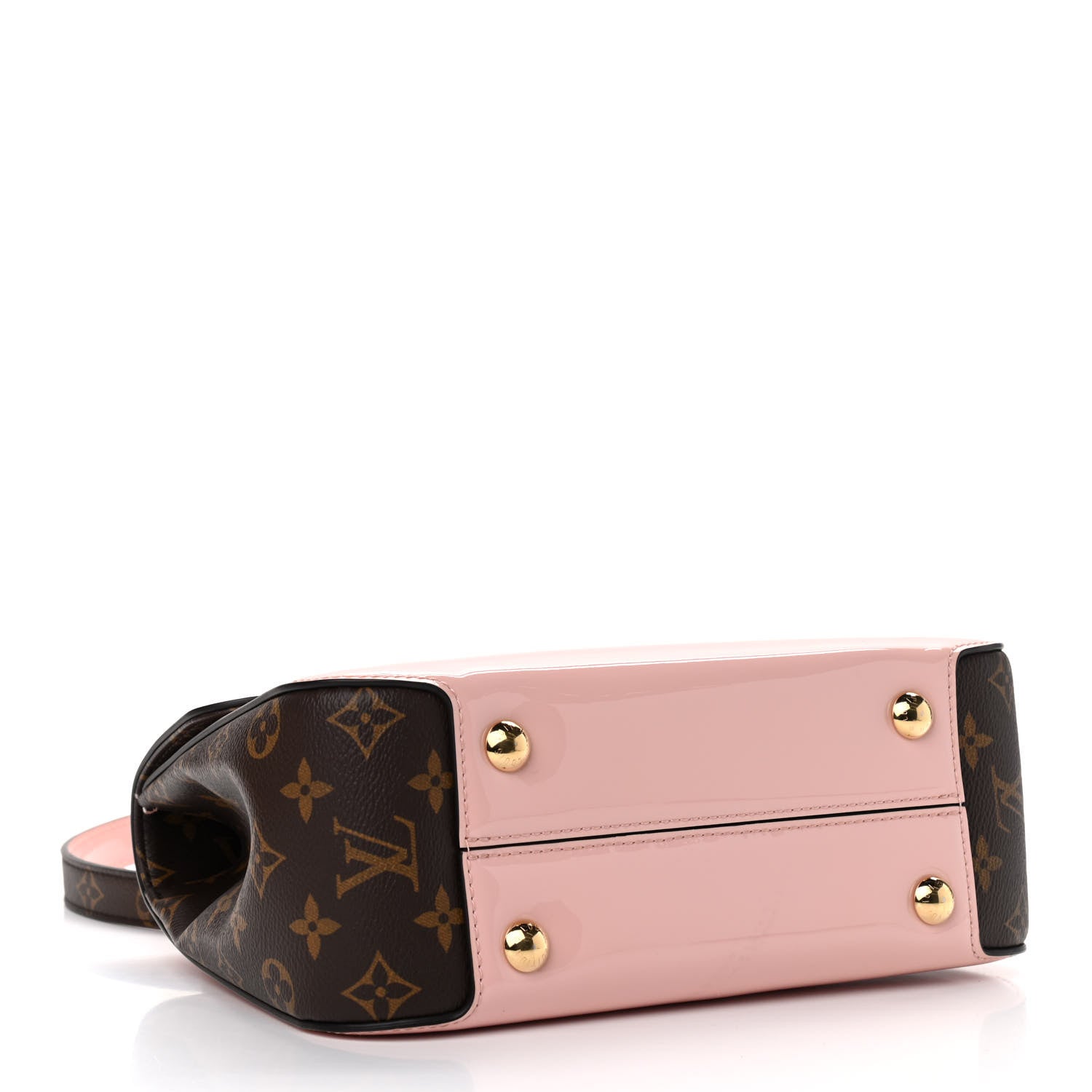 Louis Vuitton Patent Calfskin Monogram Cherrywood PM Rose Ballerine 4 of 10