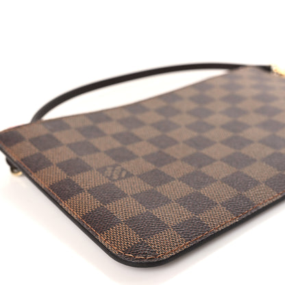 Louis Vuitton Damier Ebene Neverfull MM GM Pochette Rose Ballerine 6 of 7