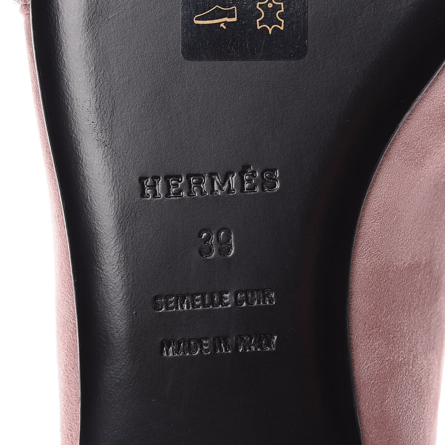 Suede Goatskin Crystal Roxane Mules 39 Rose