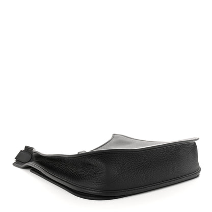 Hermes Taurillon Clemence Evelyne III PM Black 6 of 10
