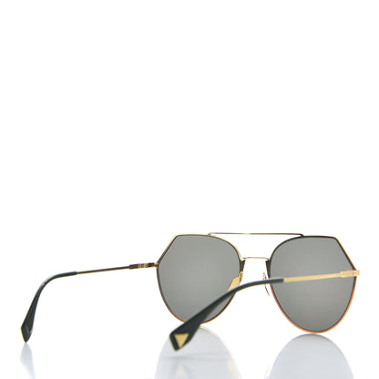 Fendi Metal Geometric Sunglasses FF 0194/S Gold 4 of 7