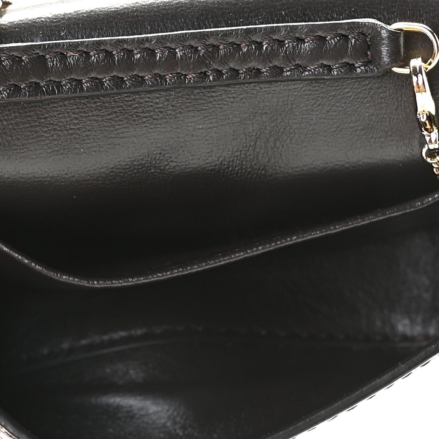 Glazed Fabric FF 1974 Nano Baguette Charm Mogano Panna