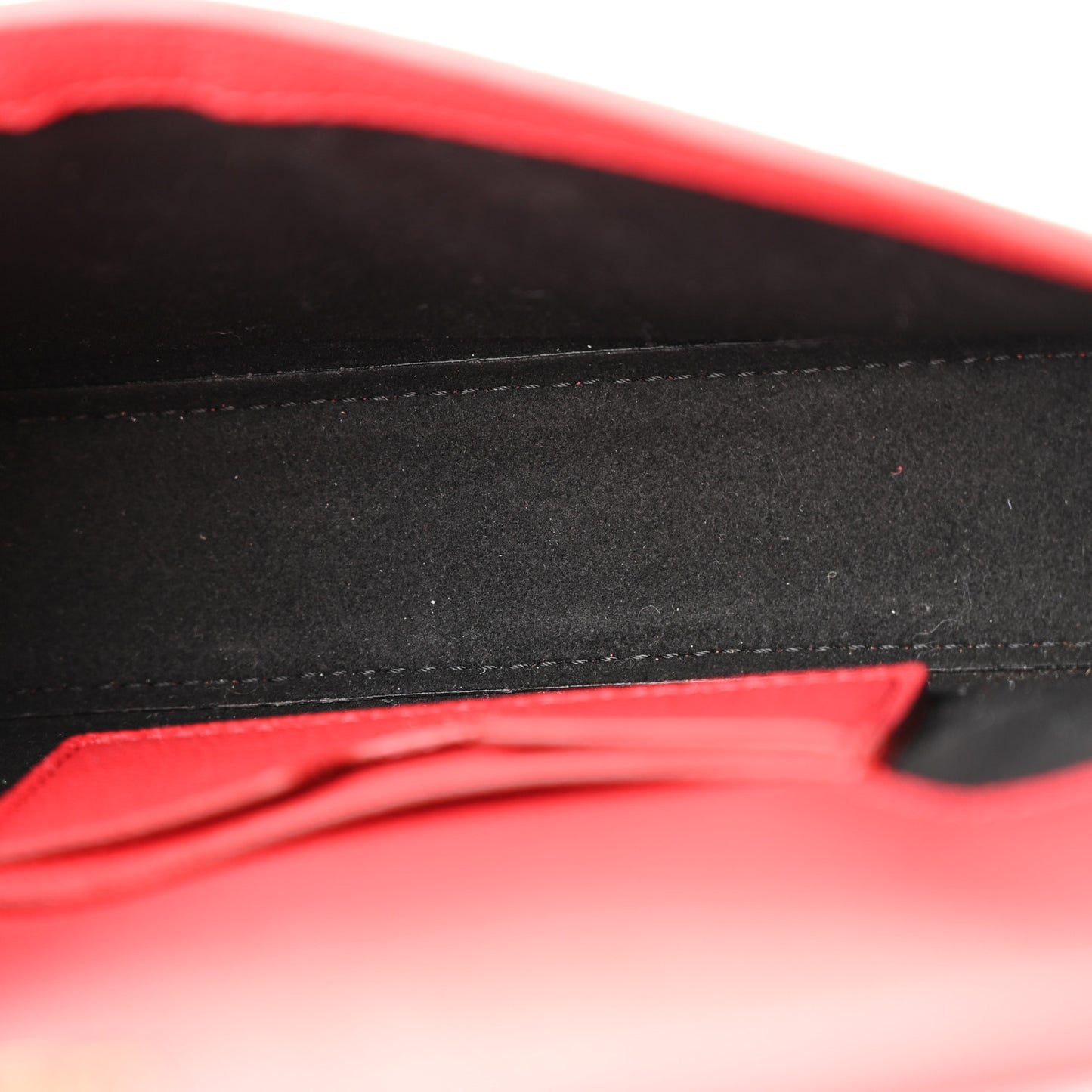 Grained Calfskin Mini Tara Long Strap Crossbody Bag Red