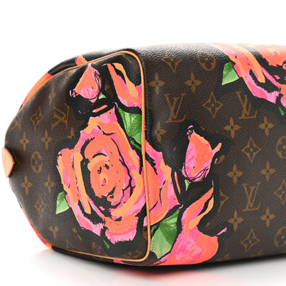 Louis Vuitton Monogram Roses Speedy 30 8 of 9