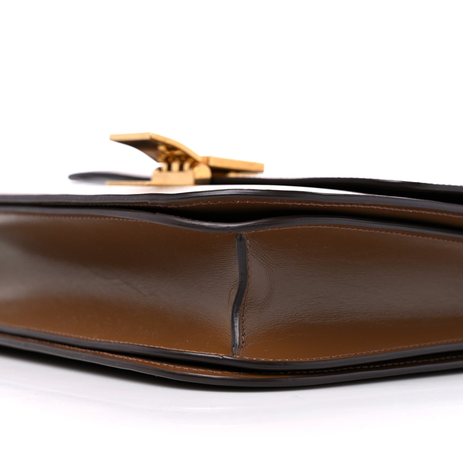 Celine Smooth Calfskin Medium Classic Box Flap Bag Camel 9 of 9