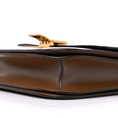 Celine Smooth Calfskin Medium Classic Box Flap Bag Camel 9 of 9