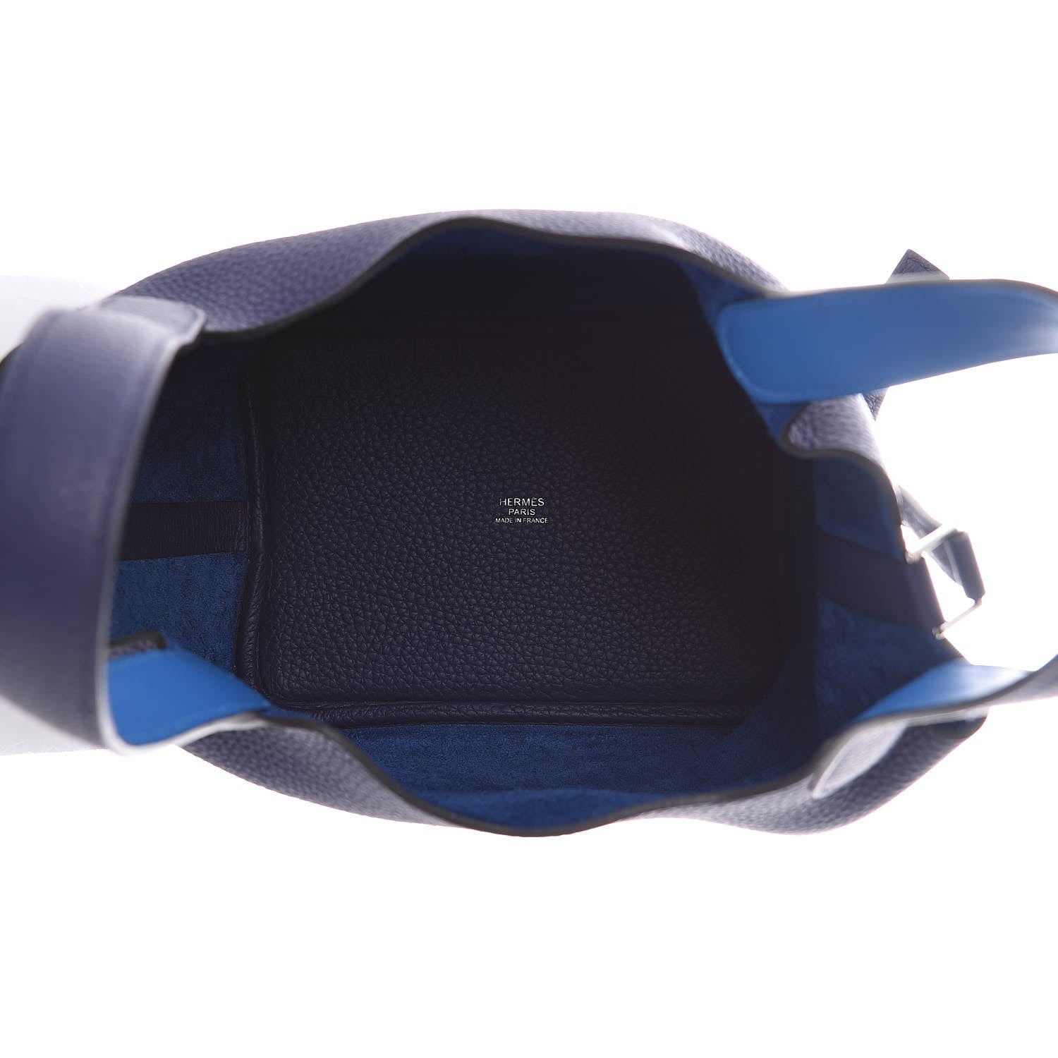 Hermes Taurillon Clemence Picotin Lock 18 PM Bleu Enrce Bleu Zellige 5 of 8