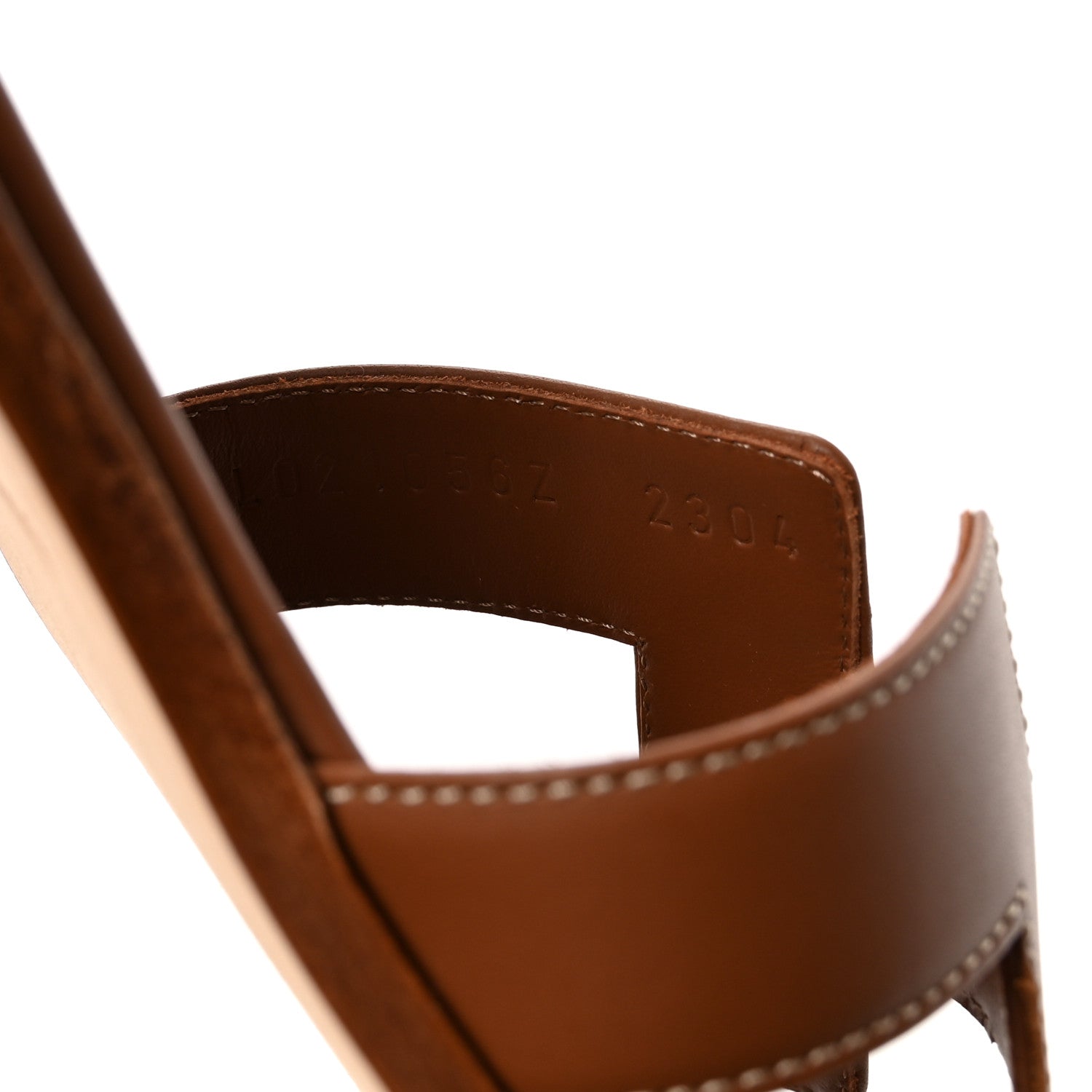 Hermes Box Calfskin Oran Sandals 39 Gold 9 of 9