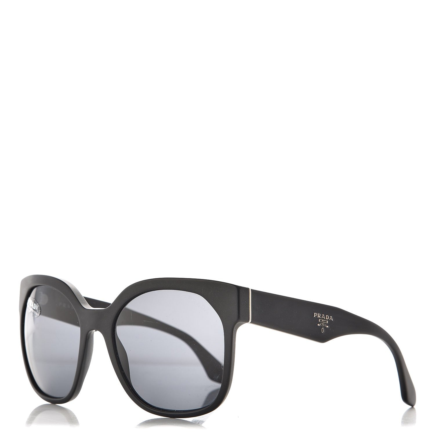 Prada Acetate Sunglasses SPR 10R Black 1 of 8