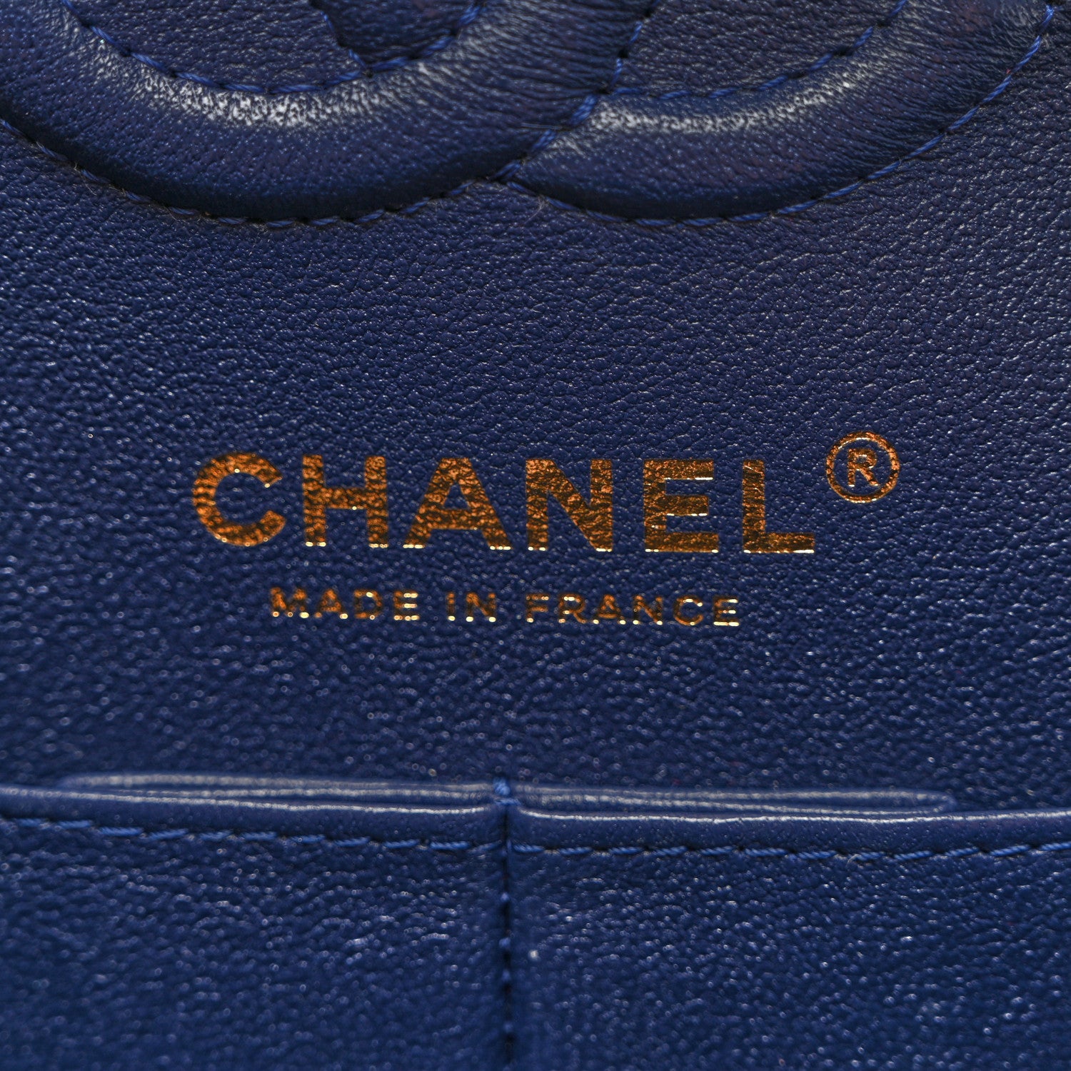 Chanel Caviar Quilted Small Double Flap Navy 6 of 10