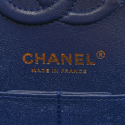 Chanel Caviar Quilted Small Double Flap Navy 6 of 10