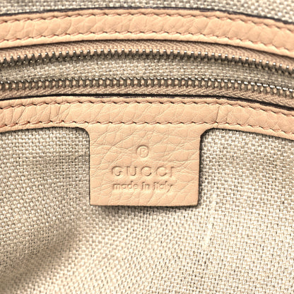 Gucci Monogram Large Icon Bit Hobo Tan 5 of 10