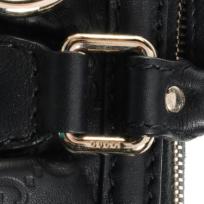 Gucci Guccissima Medium Sukey Top Handle Bag Black 5 of 9