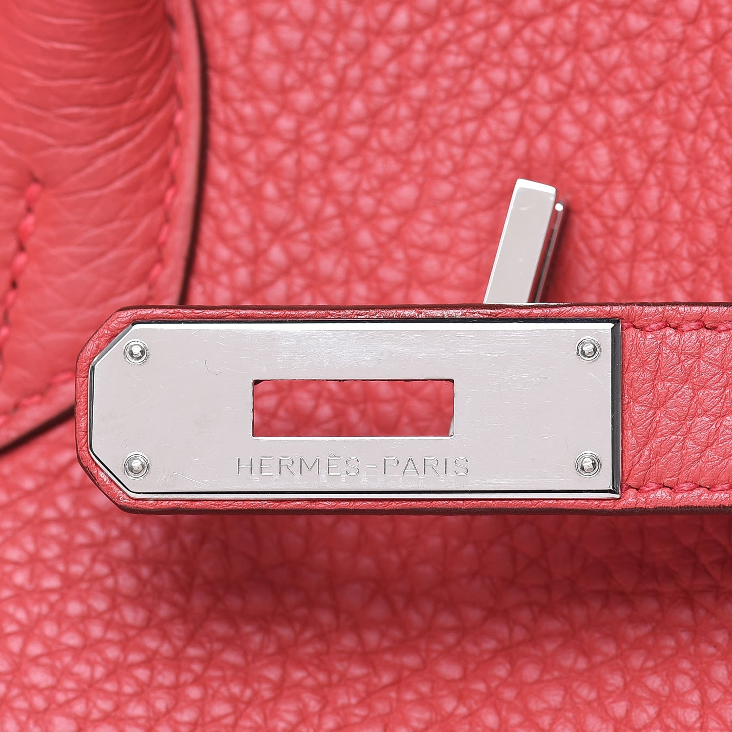 Hermes Taurillon Clemence Birkin 35 Bougainvillea 9 of 29