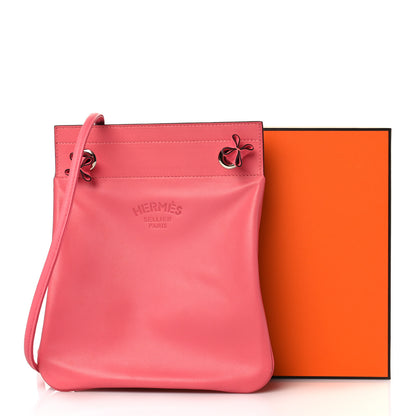 Hermes Milo Lambskin Swift Mini Aline Rose Azalee 10 of 10