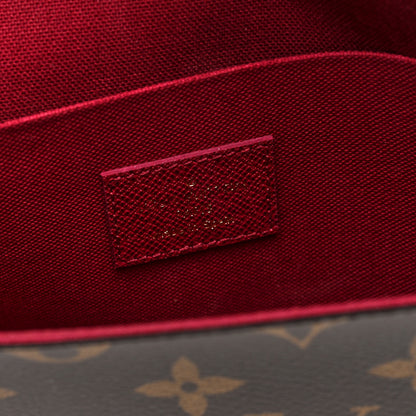 Louis Vuitton Monogram Pochette Felicie Chain Wallet Fuchsia 7 of 10