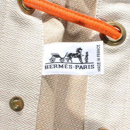 Hermes Cotton Aline Small Shoulder Bag Orange 7 of 7