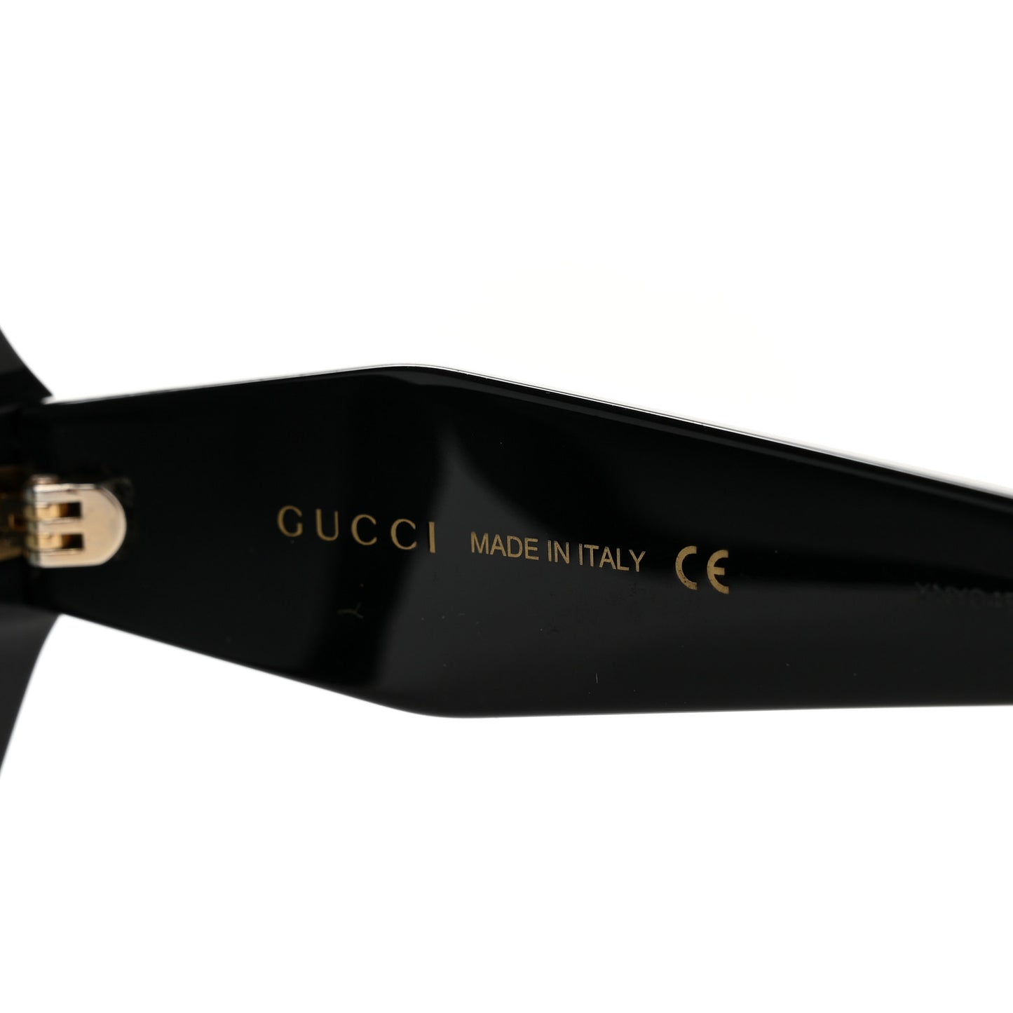 Acetate Round Frame Sunglasses GG0796S Black