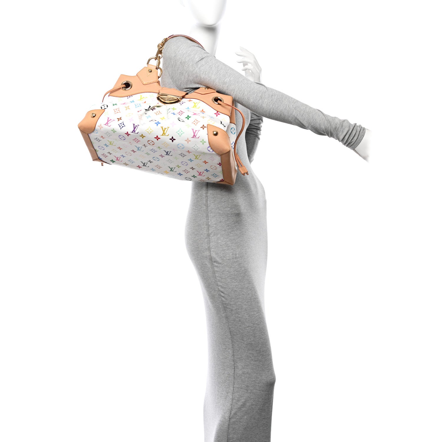 Louis Vuitton Monogram Multicolor Ursula White 2 of 13