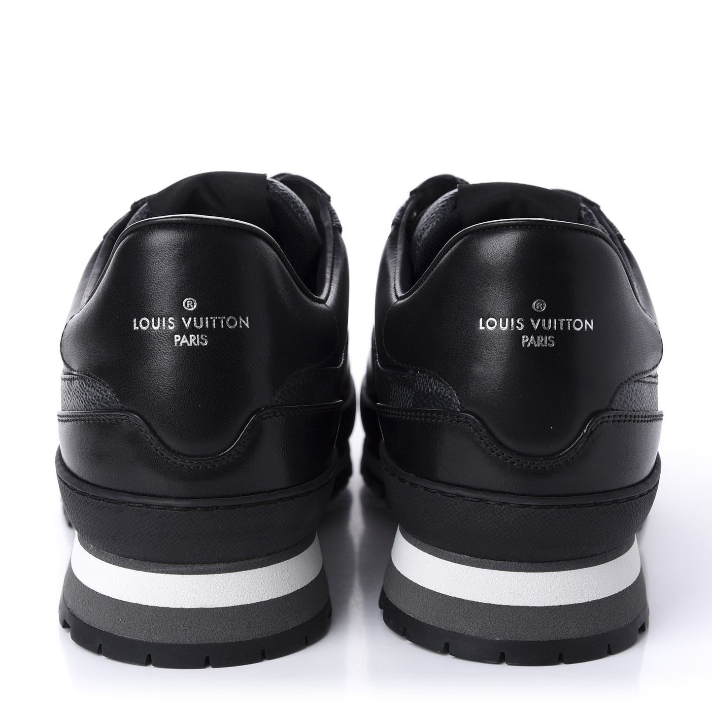 Calfskin Damier Graphite Harlem Sneakers 10 Black