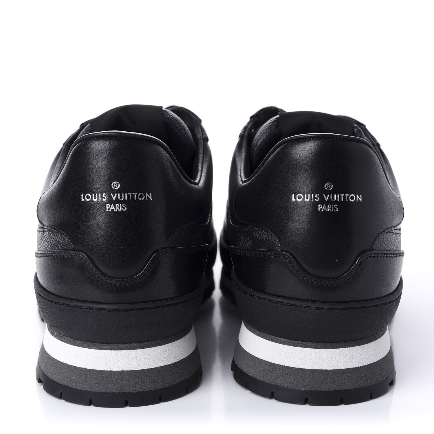 Louis Vuitton Calfskin Damier Graphite Harlem Sneakers 10 Black 6 of 10
