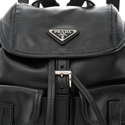 Prada Calfskin Backpack Black 9 of 11
