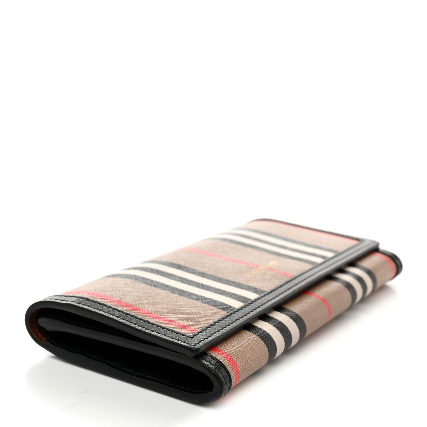 Burberry E-Canvas Icon Stripe Halton Continental Wallet Archive Beige 4 of 7