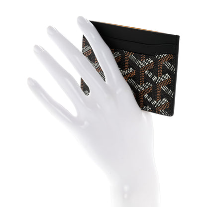 Goyard Goyardine Saint Sulpice Card Holder Black 2 of 7