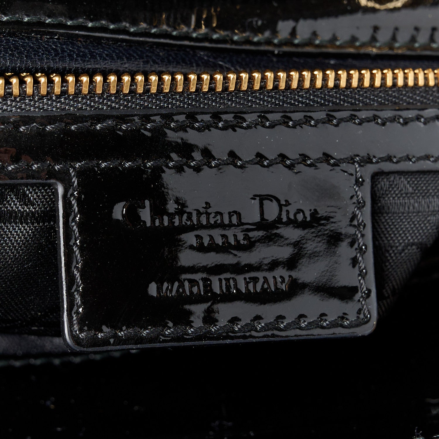 Christian Dior Patent Cannage Large Lady Dior Black 6 of 10