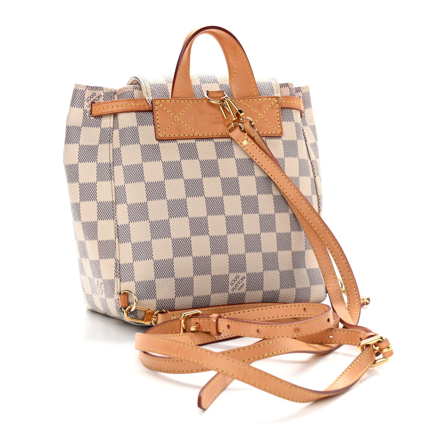 Louis Vuitton Damier Azur Sperone BB Backpack 3 of 11