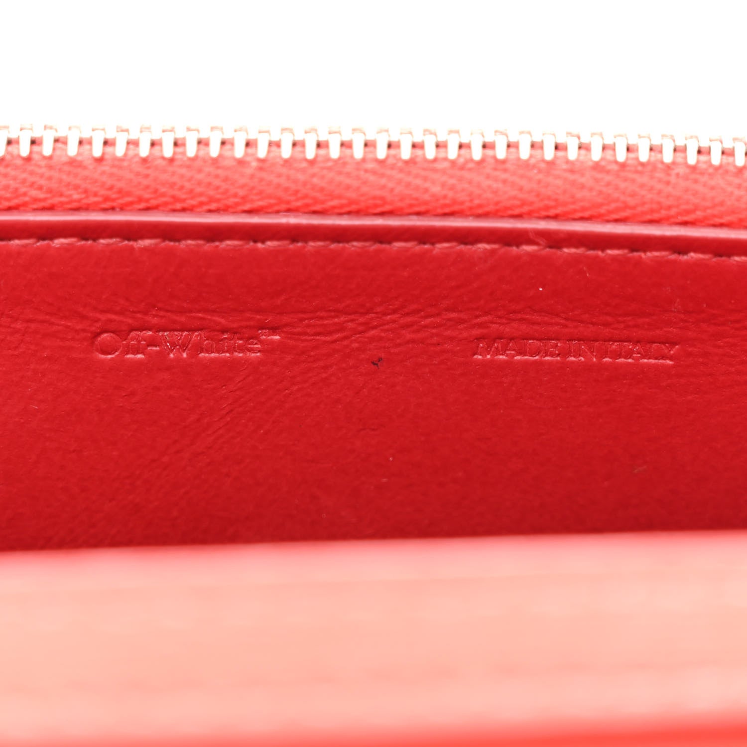 Off-White Saffiano Jitney 0.5 Shoulder Bag Red 6 of 12