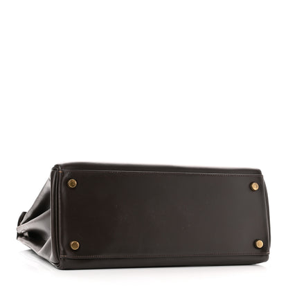 Hermes Box Kelly Retourne 28 Chocolate 4 of 21