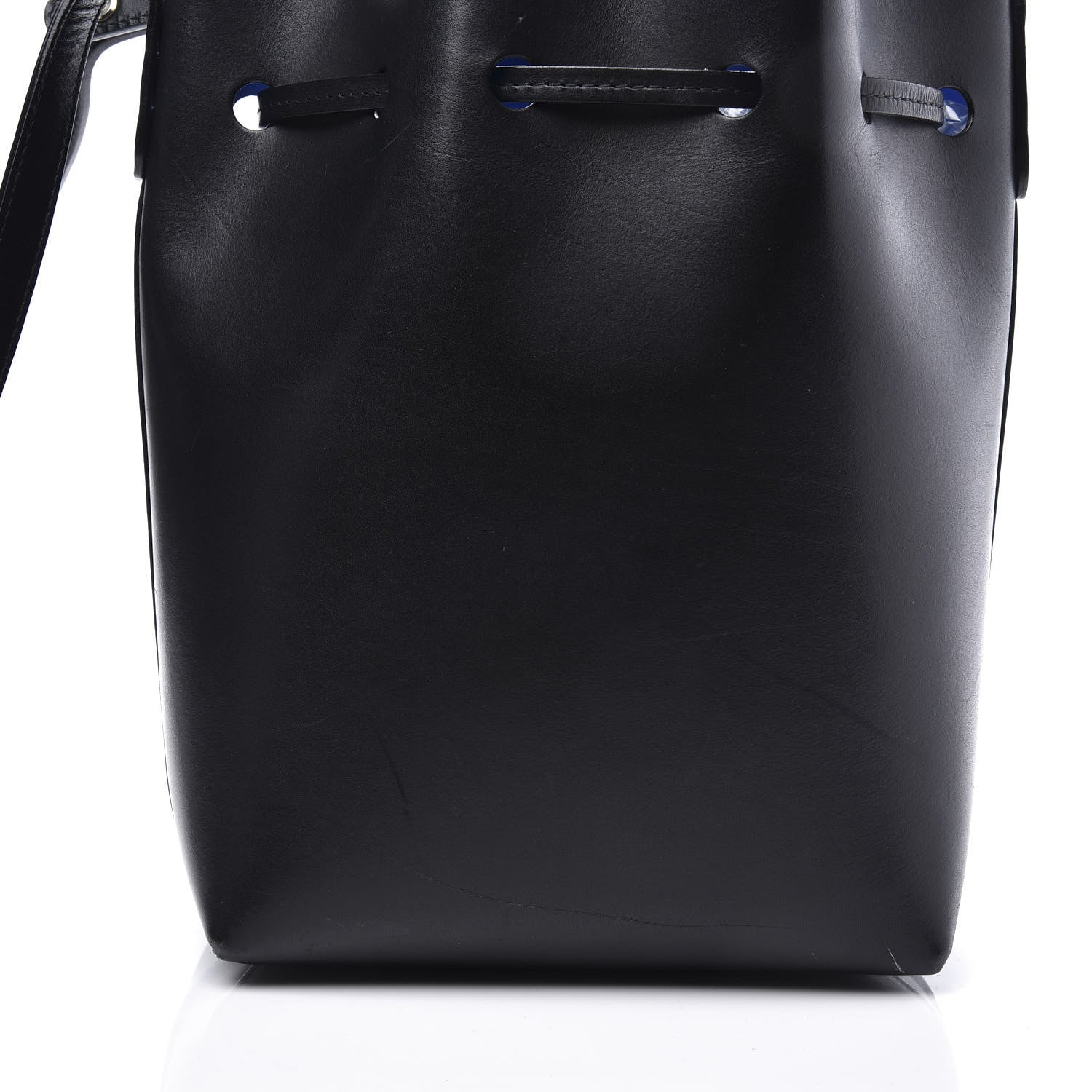 Mansur Gavriel Vegetable Tanned Calfskin Mini Bucket Bag Black 9 of 11