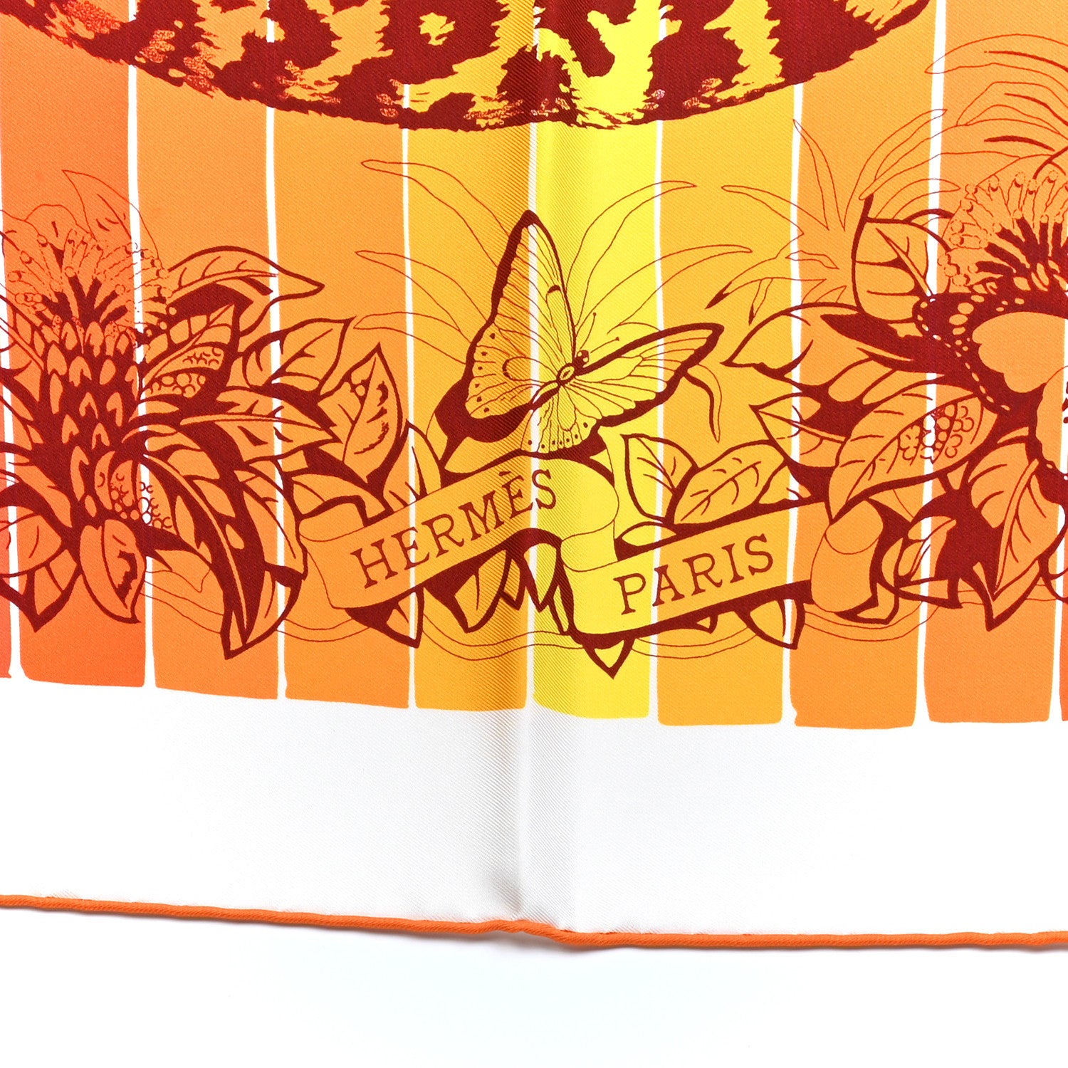 Hermes Silk Carre Jungle Love Rainbow Scarf 90 6 of 6
