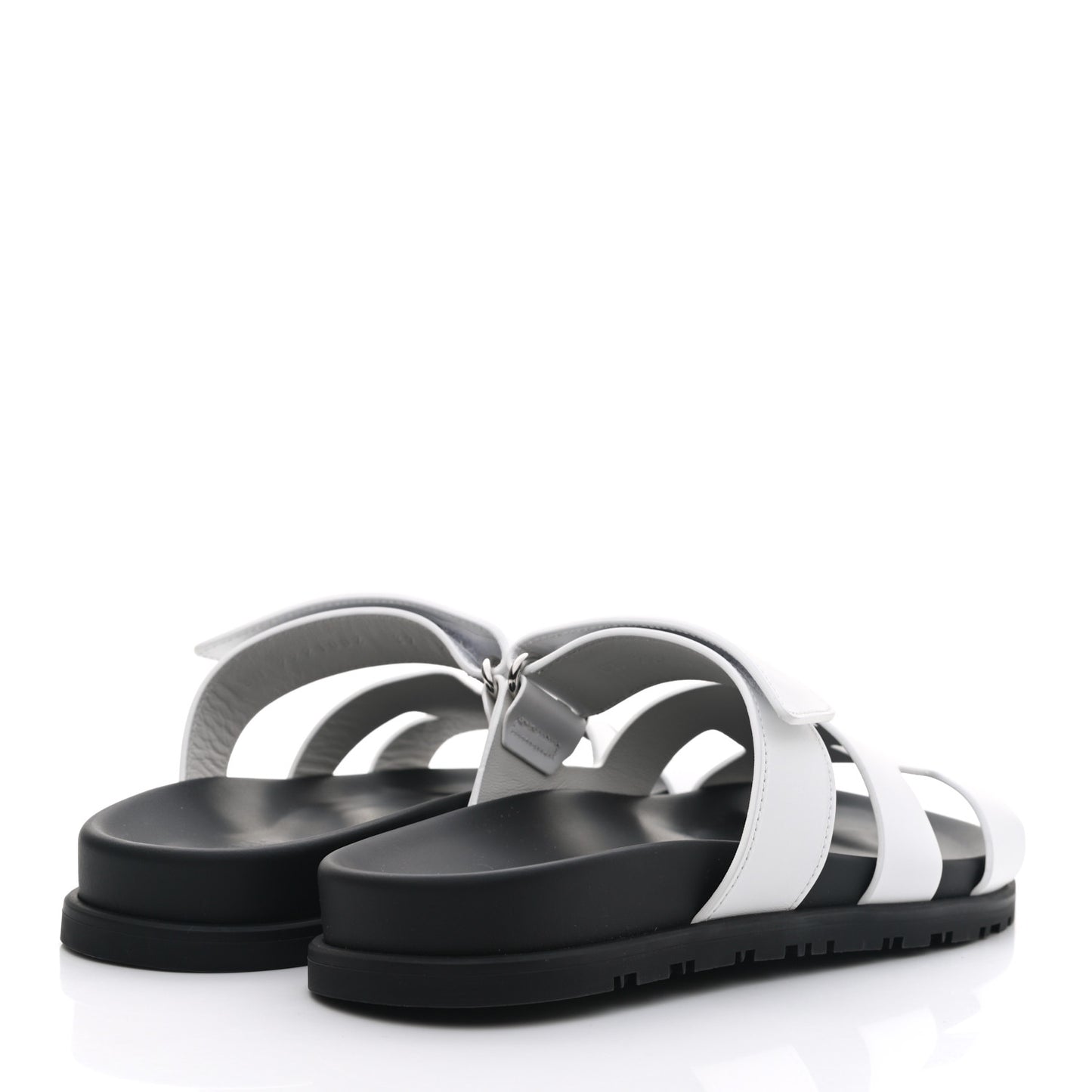 Calfskin Womens Chypre Sandals 37 White