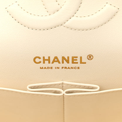 Chanel Caviar Quilted Medium Double Flap White 6 of 11