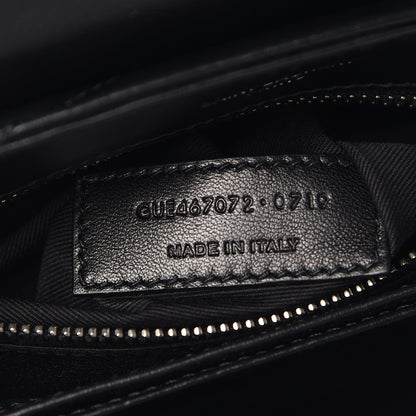 Saint Laurent Calfskin Y Quilted Monogram Toy Loulou Crossbody Bag Black 10 of 13