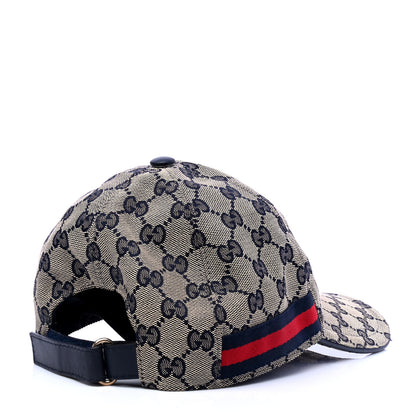 Gucci Monogram Web Baseball Hat S Beige Blue 2 of 6