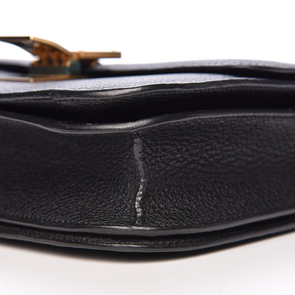 Celine Goatskin Medium Classic Box Flap Bag Black 10 of 13