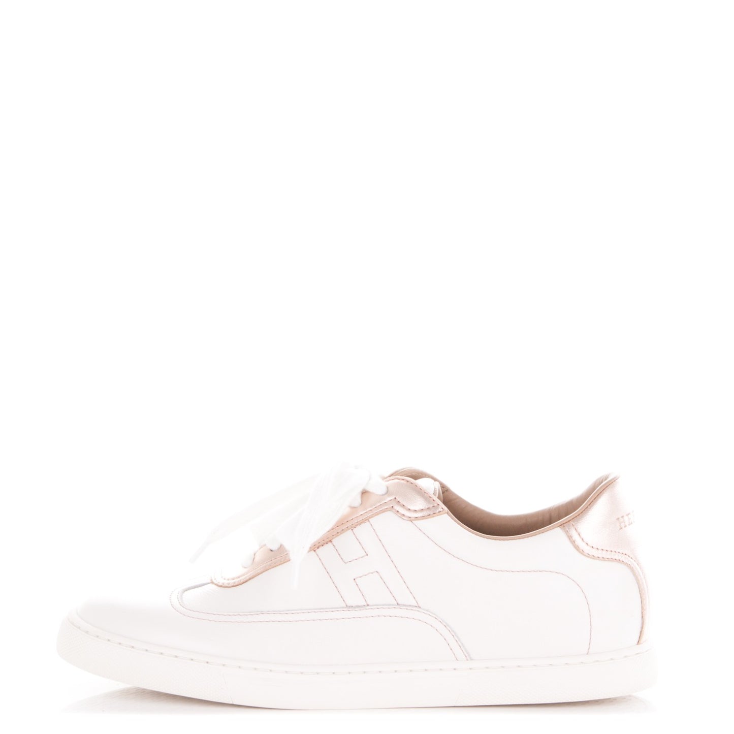 Swift Nappa Quicker Sneakers 37.5 Blanc Or Rose
