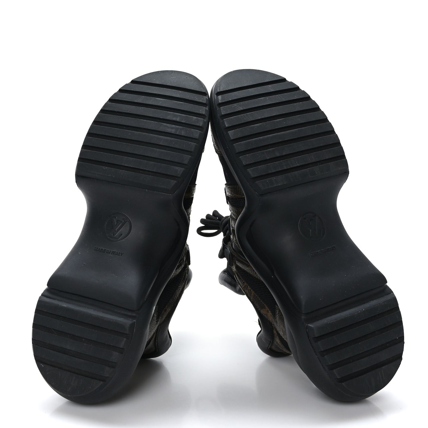 Calfskin Patent Monogram LV Archlight Sneakers 37.5 Black